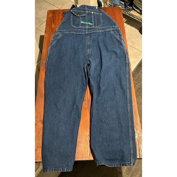 Key Imperial Overalls Mens 44x29 Denim Workwear Carpenter Utility "Read" - Picture 12 of 16